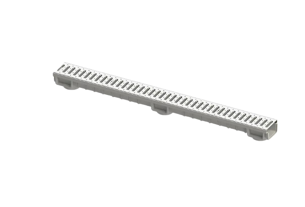 1000x100x55mm Plastik Kanal ve Paslanmaz Izgara