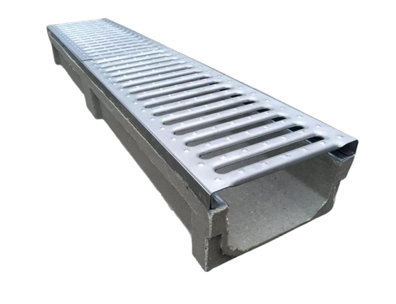 500x200x20mm Paslanmaz Izgara ve Polimer Kanal