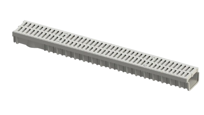 1000x125x80mm Plastik Kanal ve Izgara